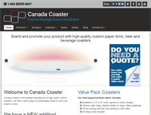 Tablet Screenshot of canadacoaster.com